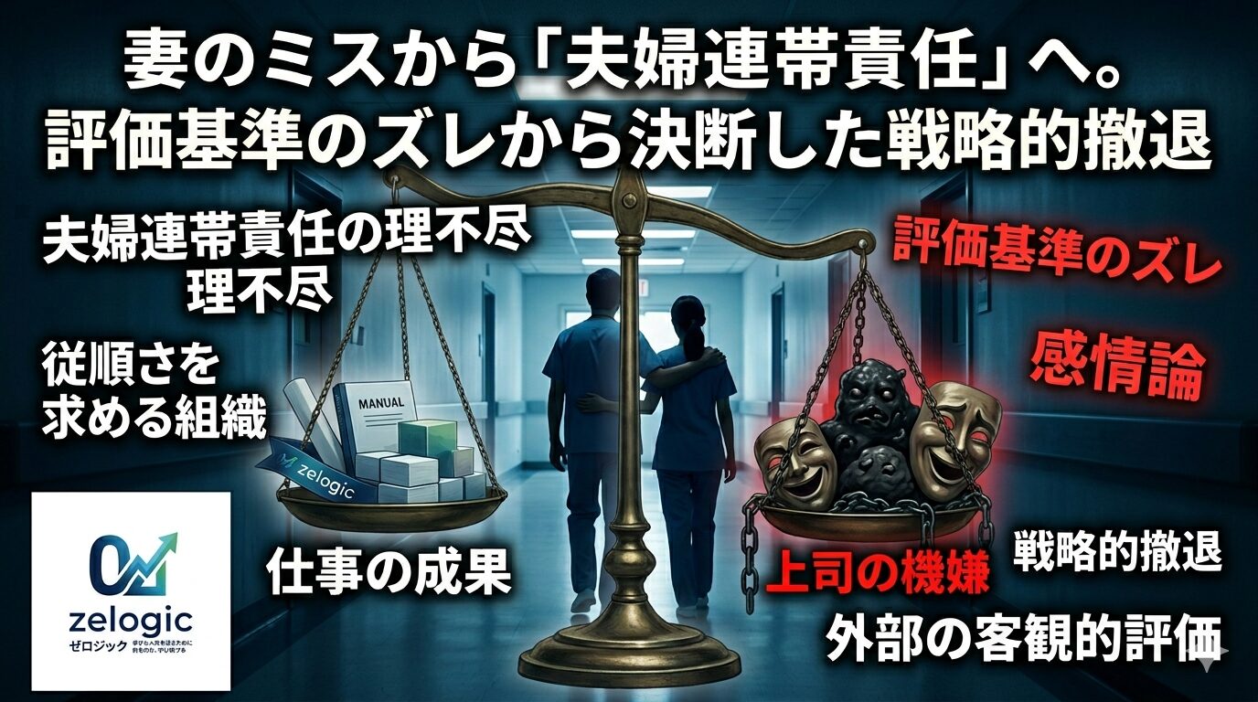 妻のミスから「夫婦連帯責任」へ。価値観のズレから退職を決断